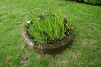 CIRCULAR GRANITE TROUGH/PLANTER - 6