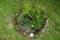 CIRCULAR GRANITE TROUGH/PLANTER - 8