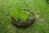 CIRCULAR GRANITE TROUGH/PLANTER - 9