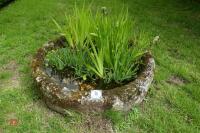 CIRCULAR GRANITE TROUGH/PLANTER - 3