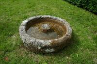 CIRCULAR GRANITE TROUGH/PLANTER