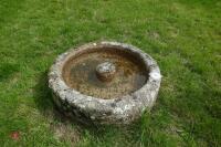 CIRCULAR GRANITE TROUGH/PLANTER - 3