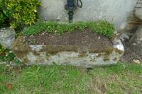 OBLONG GRANITE TROUGH/PLANTER