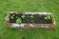 OBLONG GRANITE TROUGH/PLANTER - 6