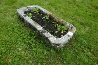 OBLONG GRANITE TROUGH/PLANTER - 2