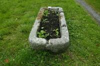 OBLONG GRANITE TROUGH/PLANTER - 3