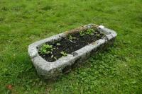 OBLONG GRANITE TROUGH/PLANTER - 4