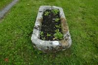 OBLONG GRANITE TROUGH/PLANTER - 6