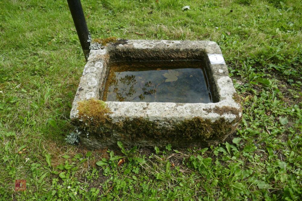 RECTANGULAR GRANITE TROUGH/PLANTER