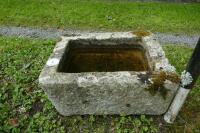 RECTANGULAR GRANITE TROUGH/PLANTER - 4