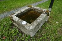 RECTANGULAR GRANITE TROUGH/PLANTER - 7