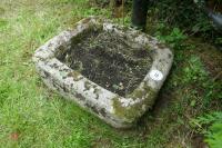 RECTANGULAR GRANITE TROUGH/PLANTER - 4