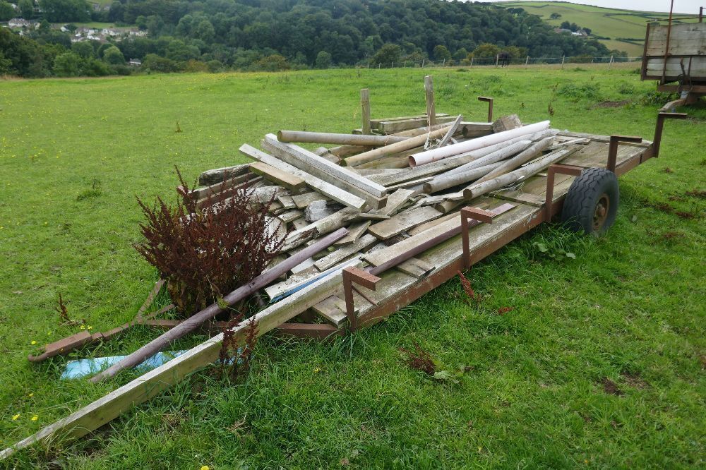 13' 6'' X 6' FLATBED TRAILER