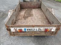 7' X 4.5' APRROX SINGLE AXLE TRAILER - 2