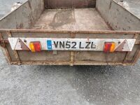 7' X 4.5' APRROX SINGLE AXLE TRAILER - 4