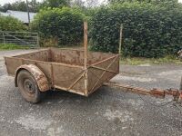 7' X 4.5' APRROX SINGLE AXLE TRAILER - 5