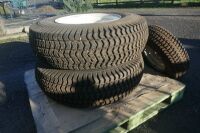 SET OF 4 TURF TYRES - 5