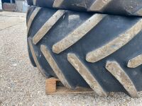 PAIR OF MICHELIN 540/65/R34 TYRES - 3