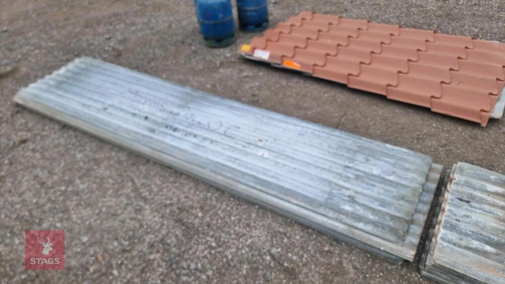 20 SHEETS OF 10' ROOFING TIN