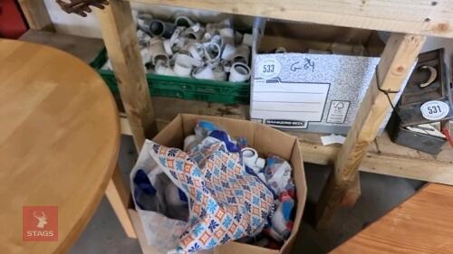 3 BOXES OF WATER FITTINGS