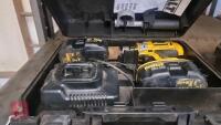 DEWALT DRILL & 2 BATTERIES - 2