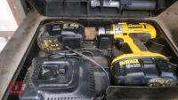 DEWALT DRILL & 2 BATTERIES - 3