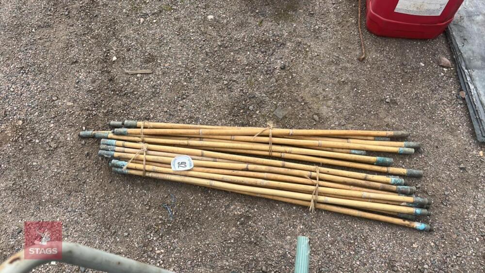 SET OF DRAIN RODS