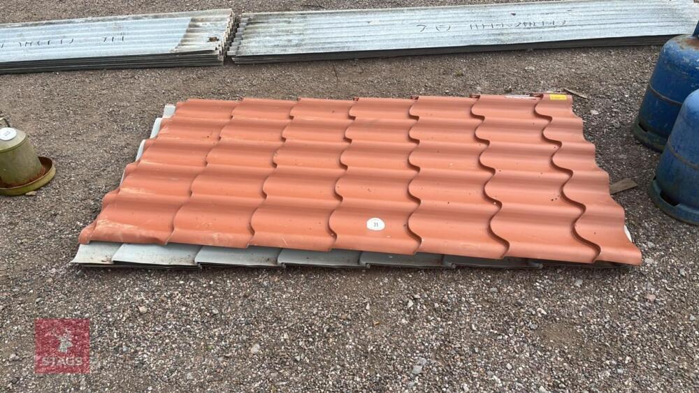 4 TIN ROOFING SHEETS