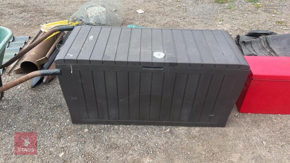 PLASTIC GARDEN STORAGE BOX