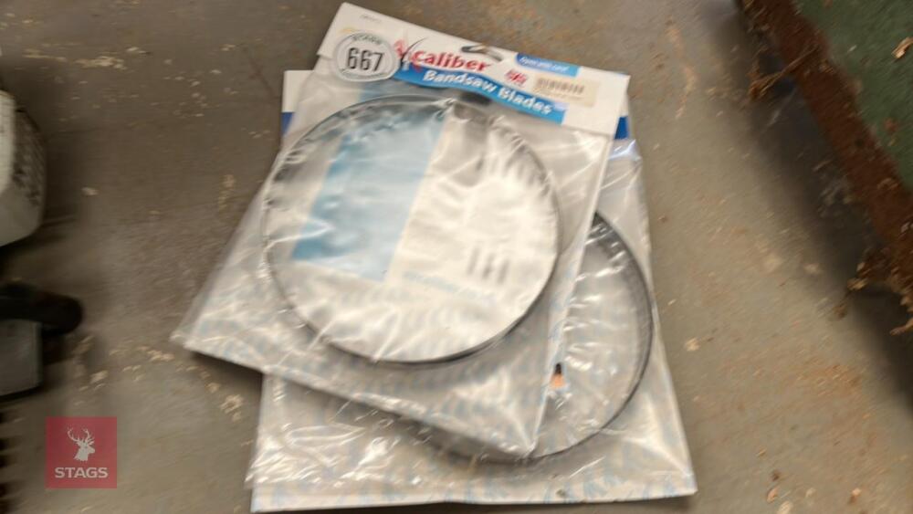 2 NEW BANDSAW BLADES