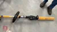 RYOBI HEDGE TRIMMER C/W ELECTRIC START - 3