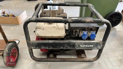 HONDA PN2500 GENERATOR G.W.O