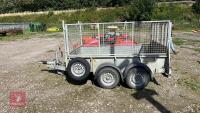 IFOR WILLIAMS TWIN AXLE CAGED TRAILER - 7