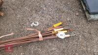 15 PIG TAIL ELECTRIC FENCE STAKES