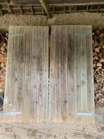 PAIR OF STABLE DOORS