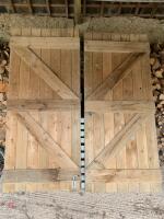 PAIR OF STABLE DOORS - 2