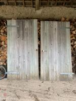 PAIR OF STABLE DOORS