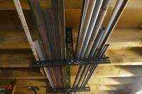 MAINLY STEEL STOCK IN OVERHEAD RACK - 3