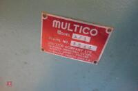 MULTICO 12'' SAW BENCH WITH 7 TC BLADES - 8