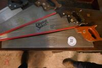 4 TRADITIONAL WOOD SAWS - 11