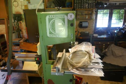 ELEKTRABECKUM 240V BANDSAW