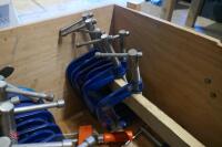 WHEELED BOX OF 36 MIXED G CLAMPS - 5