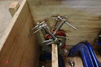 WHEELED BOX OF 36 MIXED G CLAMPS - 6