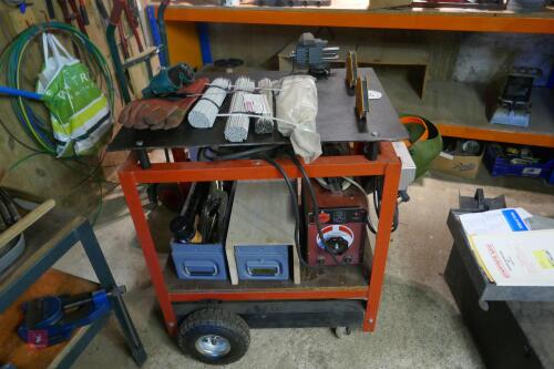 MOBILE WELDING TROLLYC/W ARC WELDER