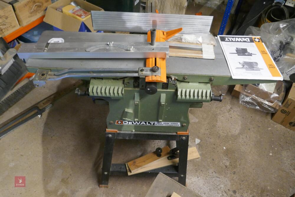 DEWALT PLANER/AUTO FEED THICKNESER & 3x