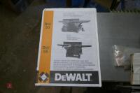 DEWALT PLANER/AUTO FEED THICKNESER & 3x - 10