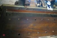 WOODWORKING BENCH, VICES, ETC - 13