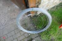 PART ROLL OF GALVANISED MILD STEEL WIRE - 3