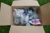 BOX OF CASTORS & WHEELS - 5