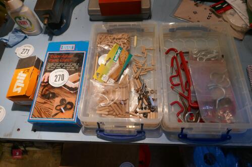 SCREW HOOKS, DOWELS, BAND CLAMP & SCREWS